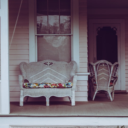 Front Porch Of Oregon House